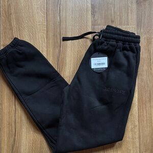 White Fox Black Joggers